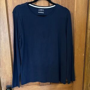 Talbots Navy Blue Long Sleeve Tee